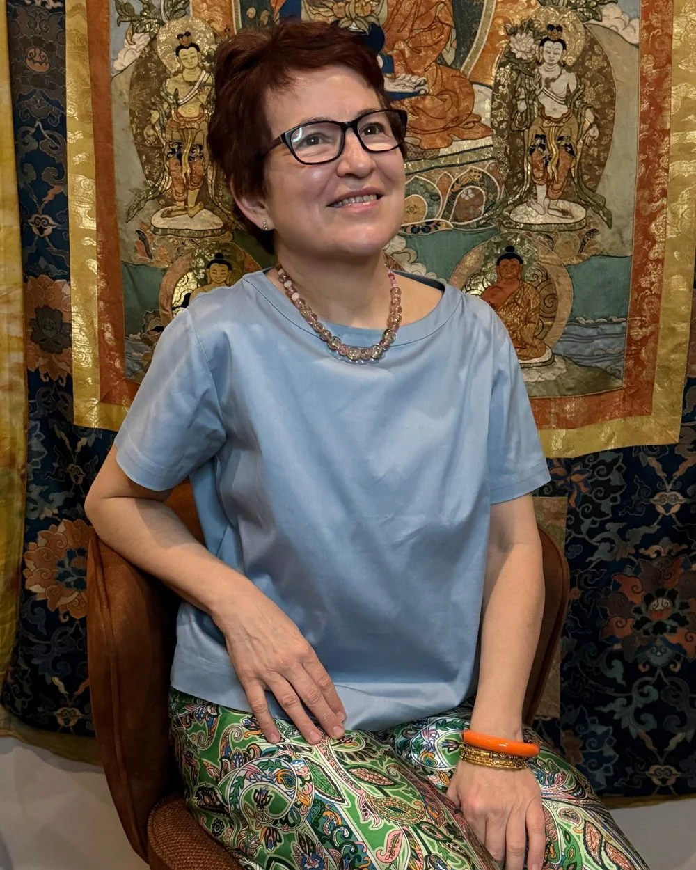 Doris Rücker in ihrem Praxisraum